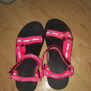 Pink beach sandals